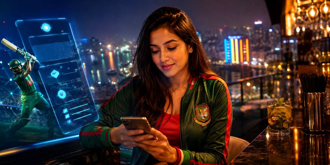 নারায়ণগঞ্জে বাংলাদেশ মডেল মোবাইলে জ্যাকপট খেলছেন ক্রিকেট উপভোগ করতে করতে