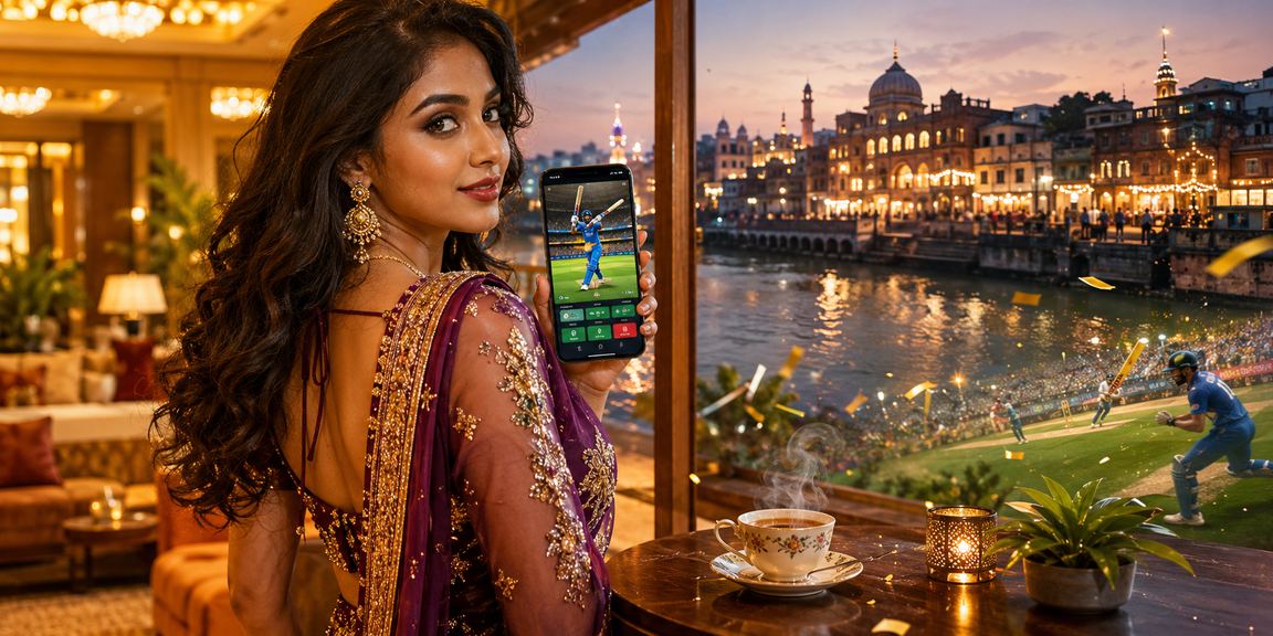 রাজশাহীতে ক্রিকেট বেটিং উপভোগ করছেন একজন তরুণী