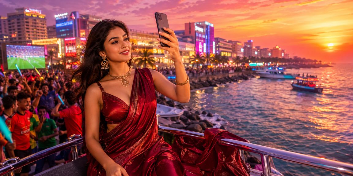 সেন্ট মার্টিন দ্বীপে সমুদ্রসৈকতে মোবাইলে বেটিং উপভোগ করছেন একজন ব্যবহারকারী